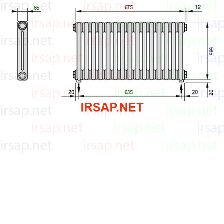 Радиатор IRSAP Tesi 20565/15 T16 CL 01